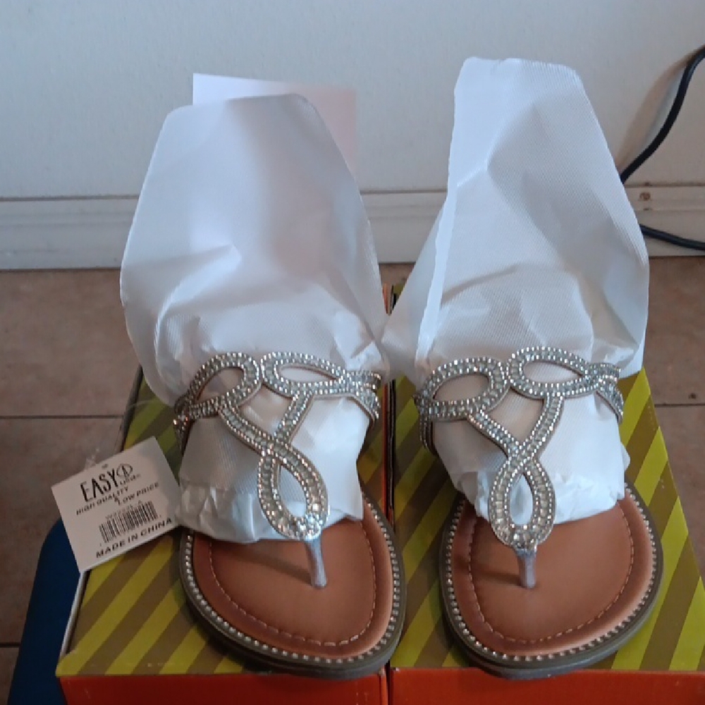 Women's Silver Sandals